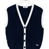 INDEE V NECK SLEEVELESS CARDIGAN (10-L)