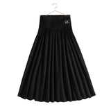 RETRO KID ISLA VELVET RIBBED MAXI SKIRT (11-20Y)