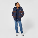 HUGO BOSS HOODED PUFFER JACKET (4-10A)