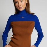 INDEE WAPITI FITTED 2 COLOR HIGH NECK TOP (XXS-XL)