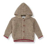 1+ IN THE FAMILY KELOWNA HOODED CARDIGAN (6M-48M)
