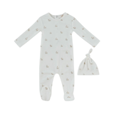 KIPP BABY PETITS AMIS FOOTIE & HAT (9M)