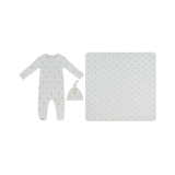 KIPP BABY PETITS AMIS FOOTIE 3PC SET (3M-6M)