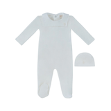 KIPP BABY CLASSIC BIB FOOTIE & HAT SET (3M-9M)