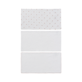KIPP LITTLE CROWN SET OF 3 BURP CLOTHS (OS)
