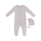 KIPP BABY LOGO FOOTIE W/HAT SET (9M)
