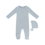 KIPP BABY LOGO FOOTIE W/HAT SET (9M)
