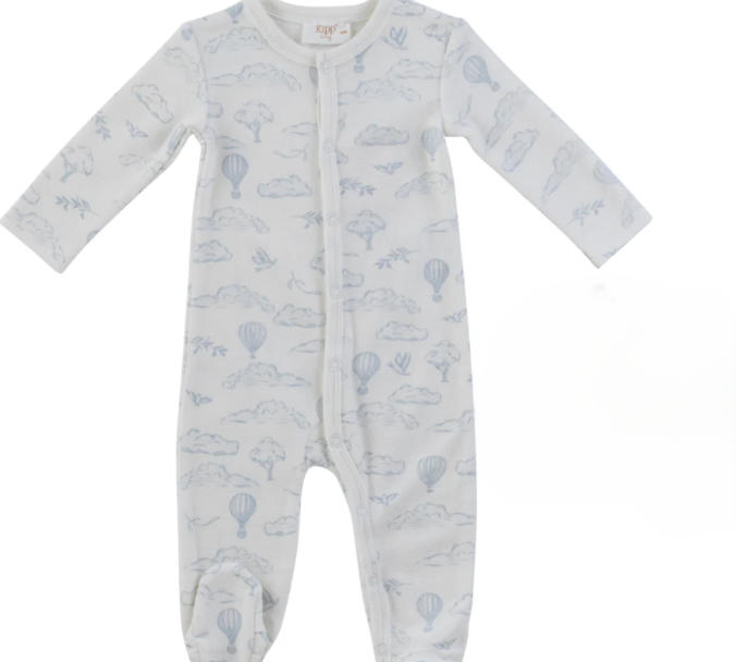 KIPP BABY CLOUD NINE TERRY FOOTIE (9M-12M)
