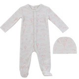 KIPP BABY CLOUD NINE TERRY ONESIE W/HAT(3M-6M)