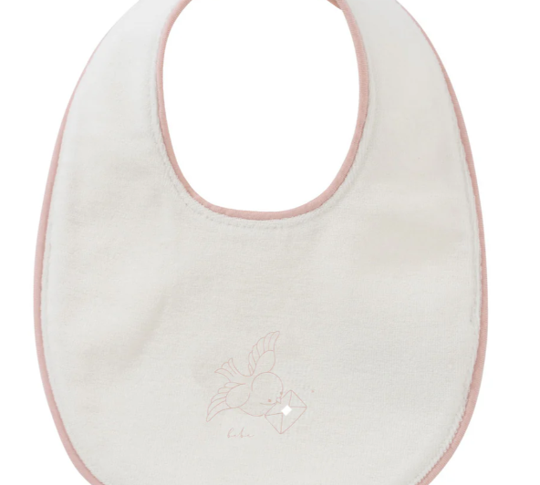 KIPP BABY FLYING FEATHERS TERRY BIB (OS)