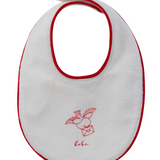 KIPP BABY FLYING FEATHERS TERRY BIB (OS)