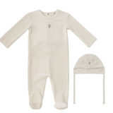 KIPP BABY GARDEN PARTY FOOTIE W/BONNET(3M-9M)