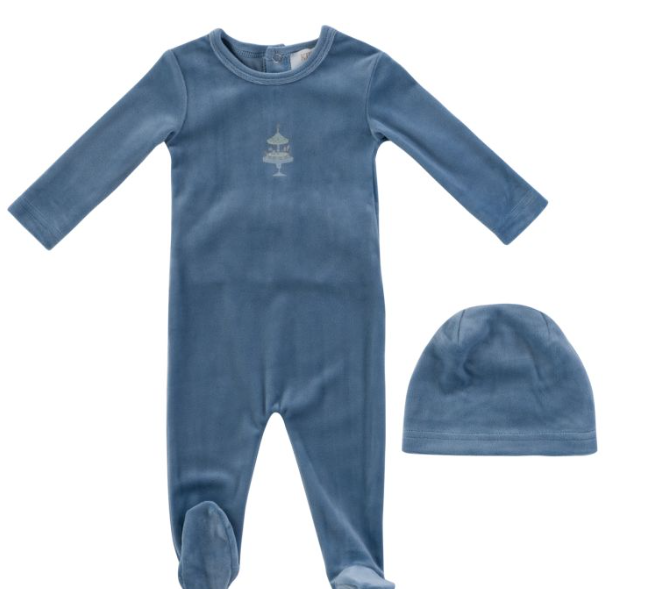 KIPP BABY PARTY CAKE FOOTIE W/HAT (3M-6M)