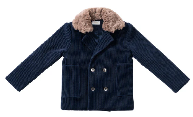 ジャケット・アウター DAIRIKU Rib Collar Tweed Raglan Coat KIPP RIBBED JACKET (2-8Y)