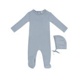 KIPP BABY MON BEBE FOOTIE & HAT SET (9M)
