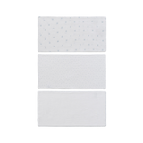 KIPP LITTLE CROWN SET OF 3 BURP CLOTHS (OS)