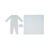 KIPP BABY CLASSIC FOOTIE HAT & BLANKET SET (3M-6M)