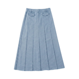 KIX FRINGED HEM PLEATED SKIRT (12-22Y)