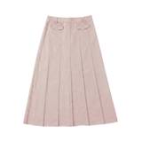KIX FRINGED HEM PLEATED SKIRT (12-22Y)