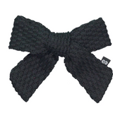 KNOT KNITTED BOW CLIP (OS)