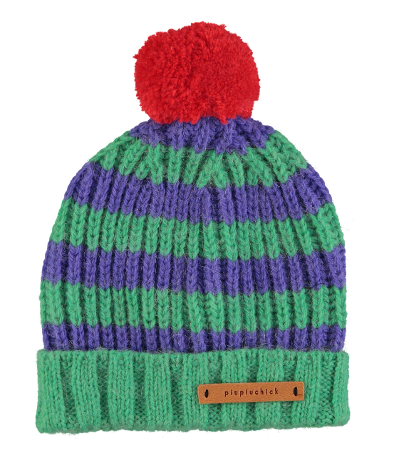 PUIPUICHICK KNITTED HAT W/POMPOM(S)