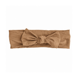 KNOT JERSEY BOW HEADWRAP SPARROW