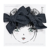 KNOT DARK WASH VINTAGE BOW SET (OS)