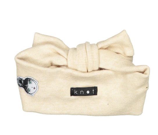 KNOT KNITTED BOW HEADWRAP (S-M)