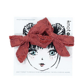 KNOT LACE MINI BOW SET (OS)