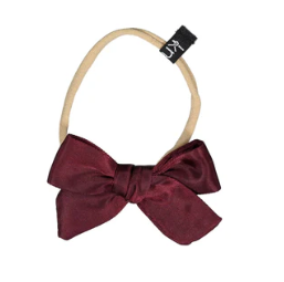 KNOT SATIN BOW BAND (OS)