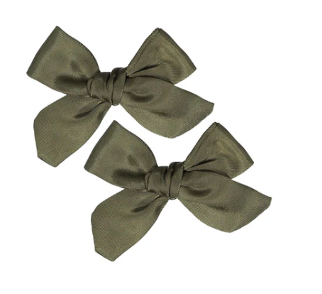 KNOT SATIN CLIP SET (OS)