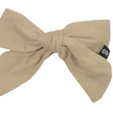 KNOT TAUPE TIDAL TEE BOW (OS)