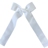 KNOT WHITE SUNSHINE RIBBON BOW (OS)