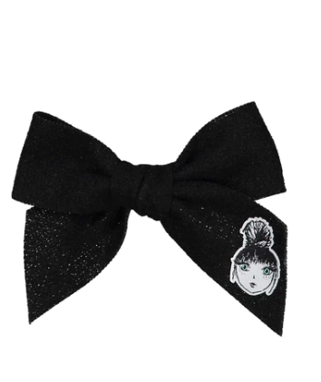 KNOT WOOL BOW CLIP (OS)