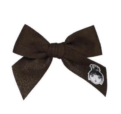 KNOT WOOL BOW CLIP (OS)