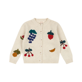 KONGES SLOJD FRUITY CARDIGAN (12M-10Y)