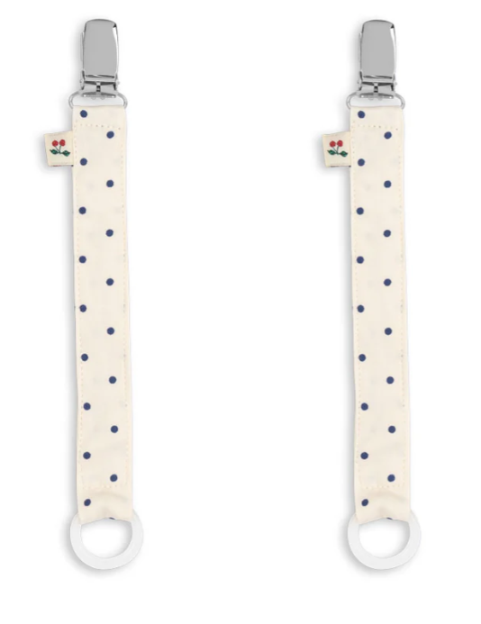 KONGES SLOJD 2 PACK PACIFER CLIP (OS)