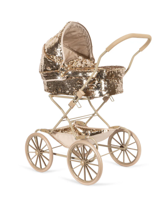 KONGES SLOJD SPARKLY DOLL PRAM (OS)