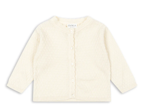 KONGES SLOJD VENTI POINTELLE CARDI W/PANTS (0M-6M) - Klade Children's Boutique