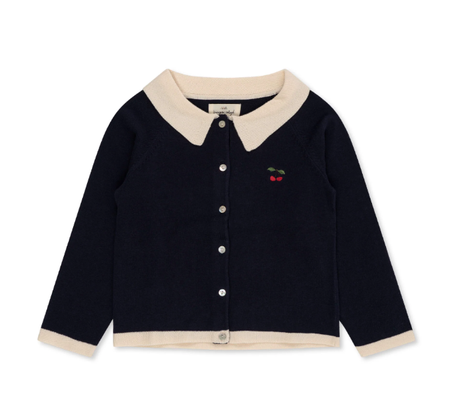 KONGES SLOJD VENTON KNIT CARDIAGN GOTS(3-10Y)