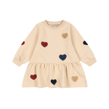 KONGES SLOJD LOU TERRY SWEAT DRESS (2-10Y)