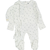 LADIDA ROSE FOOTIE W/BONNET (3M-9M)