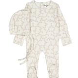 LADIDA VINE FOOTIE W/BONNET (0M-9M)