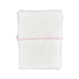 LATTE BABY IVORY TIES BLANKET W/EMBR (OS)