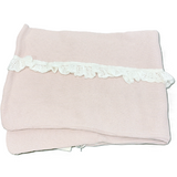 LATTE BABY LACE RUFFLE BLANKET (OS)