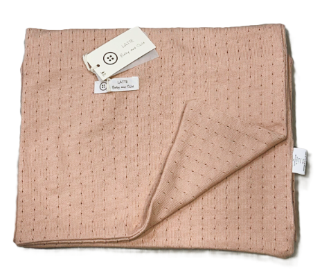 LATTE BABY POINTELLE BLANKET (OS)