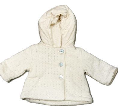 LATTE BABY POINTELLE COAT (3M-6M)