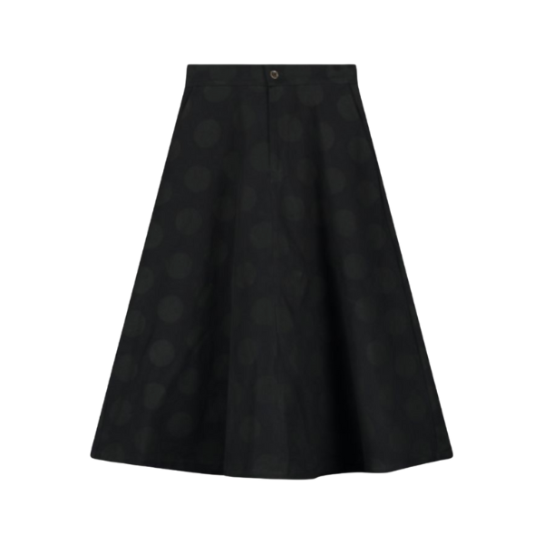 LITTLE CREATIVE POLKA DOT CANVAS SKIRT (XS-M) - Klade Children's Boutique