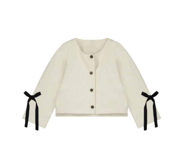LITTLE CREATIVE CANVAS CROPPED JACKET(XS-M) - Klade Children's Boutique