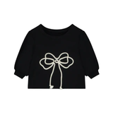 LITTLE CREATIVE ODISSEY BOW SWEATSHIRT(2-XS)